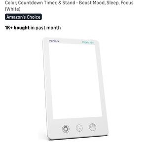 Verilux HappyLight Luxe
LED Therapy Lamp